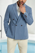 Gallery viewerに画像を読み込む, Designer Style New Men's Double Breasted Blazer
