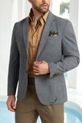 Cargar la imagen en la vista de la galería, Designer Style New Men's Two Button Blazer
