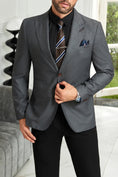 Cargar la imagen en la vista de la galería, Designer New Style Two Button Men's Blazer
