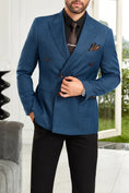 Cargar la imagen en la vista de la galería, Designer Style New Double Breasted Men's Blazer
