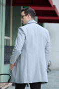 Gallery viewerに画像を読み込む, Men's Coat Winter Trench Long Coat With Pockets 2772
