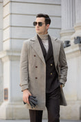 Gallery viewerに画像を読み込む, Men's Coat Winter Double Breasted Long Coat 2770
