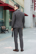 Charger l'image dans la visionneuse de la galerie, Retro Tweed Herringbone 2 Pieces Mens Suits 2788
