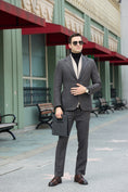 Cargar la imagen en la vista de la galería, Retro Tweed Herringbone 2 Pieces Mens Suits 2788
