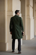 Gallery viewerに画像を読み込む, Men's Wool Coat Winter Double Breasted Long Coat 2776
