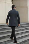 Gallery viewerに画像を読み込む, Men's Coat Winter Trench Long Coat With Pockets 2771
