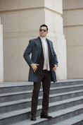 Load image into Gallery viewer, Men's Coat Winter Double Breasted Long Coat 2796
