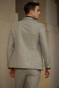 Charger l'image dans la visionneuse de la galerie, Retro Tweed Woollen Herringbone 2 Pieces Mens Suits 2798
