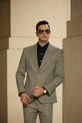 Cargar la imagen en la vista de la galería, Retro Tweed Herringbone 2 Pieces Mens Suits 2784
