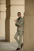 Load image into Gallery viewer, Retro Tweed Herringbone 2 Pieces Mens Suits 2784
