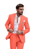 Charger l'image dans la visionneuse de la galerie, Summer Casual Linen Men's Slim Fit 2 Piece Suit
