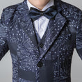 Cargar la imagen en la vista de la galería, Unique Design Slim Fit Modern 5 Piece Boys Suits
