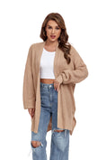 Load image into Gallery viewer, Khaki Long Sleeve Front Cardigan
