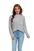 Cargar la imagen en la vista de la galería, New Women's Batwing Sleeve Turtleneck Sweater
