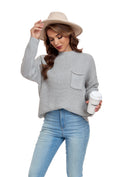 Cargar la imagen en la vista de la galería, New Women's Batwing Sleeve Turtleneck Sweater
