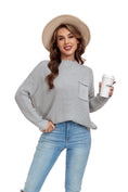 Cargar la imagen en la vista de la galería, New Women's Batwing Sleeve Turtleneck Sweater
