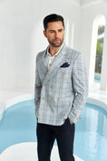 Bild in Galerie-Betrachter laden, Designer Style New Men's Double Breasted Blazer
