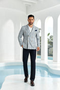 Charger l'image dans la visionneuse de la galerie, Designer Style New Men's Double Breasted Blazer
