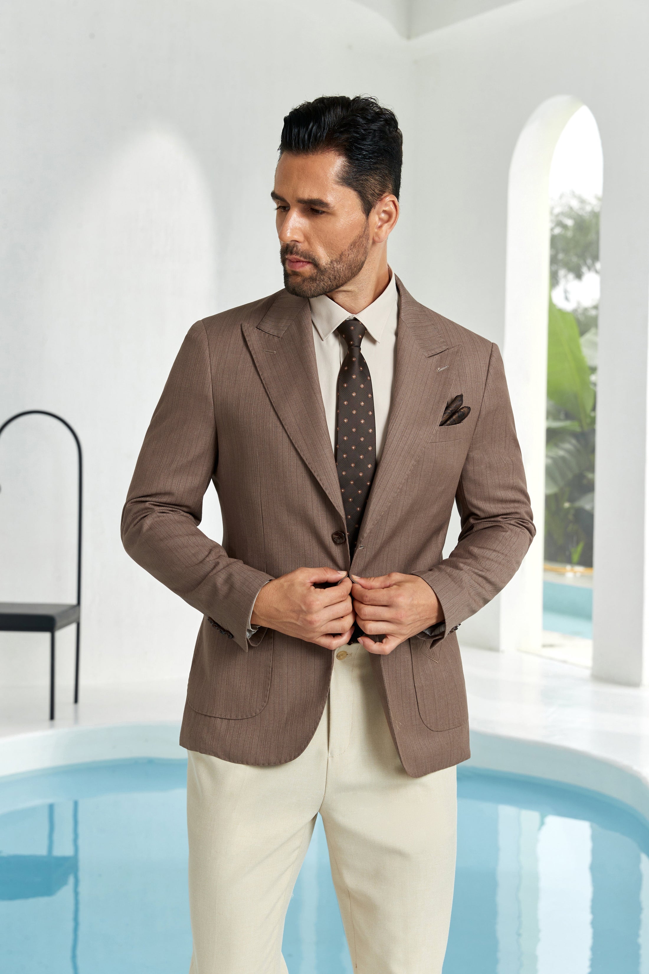 Designer Style New Men's Two Button Blazer