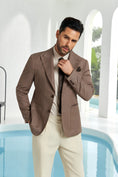 Cargar la imagen en la vista de la galería, Designer Style New Men's Two Button Blazer
