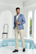 Cargar la imagen en la vista de la galería, Designer Style New Men's Two Button Blazer
