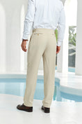 Load image into Gallery viewer, White Men's Pants for Party, Wedding and Business 2553
