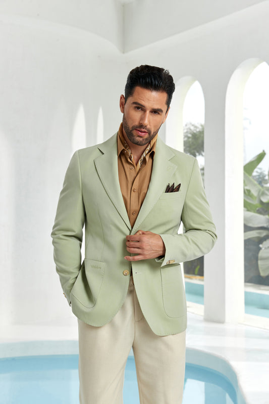 Designer Style New Men's Two Button Blazer