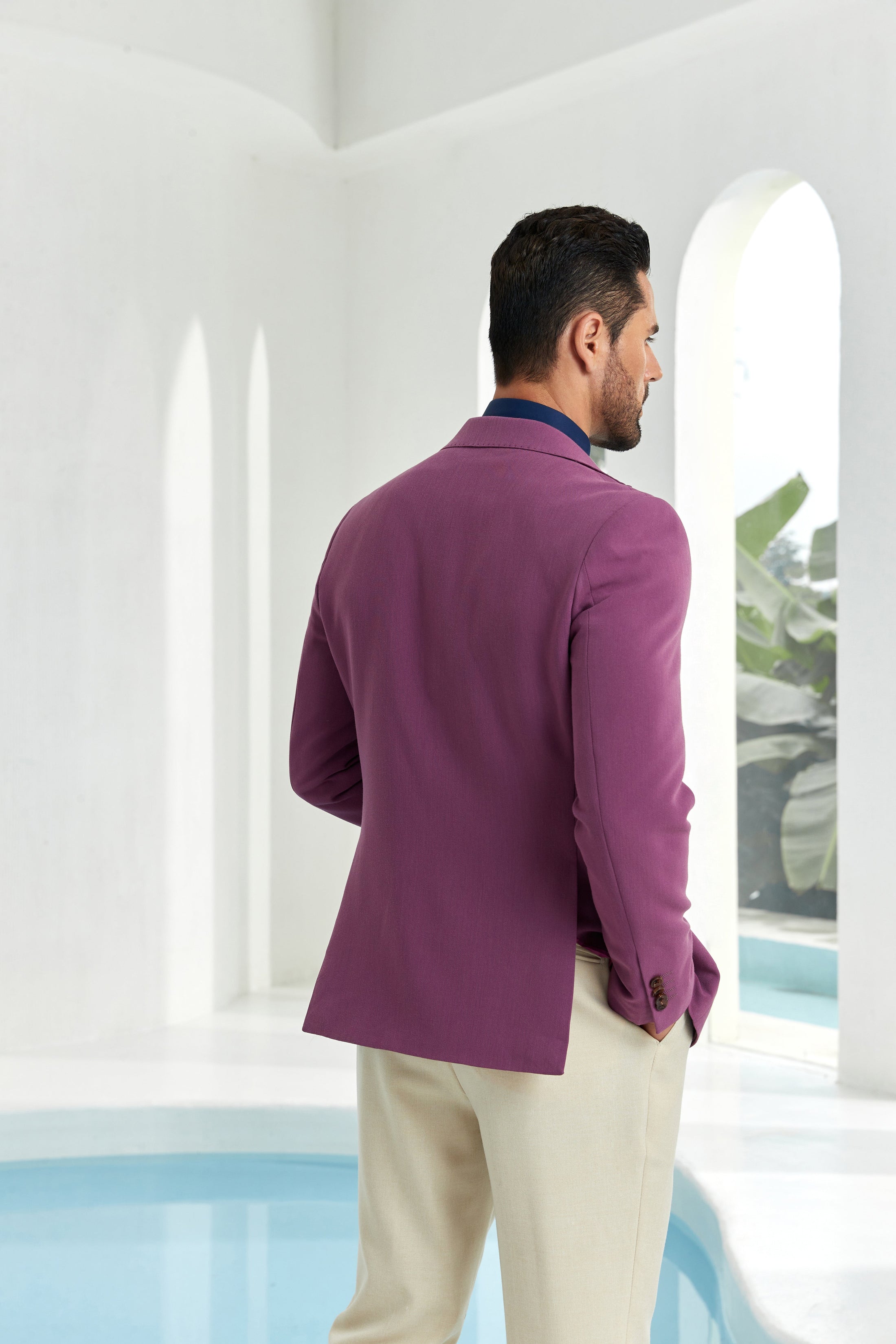 Designer Style New Men's One Button Blazer