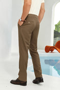 Load image into Gallery viewer, Coffee Men's Pants for Party, Wedding and Business 2567
