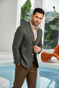 Cargar la imagen en la vista de la galería, Designer Style New Men's Two Button Blazer
