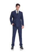 Gallery viewerに画像を読み込む, Plaid Men's 3 Piece Slim Fit Suits (MORE COLORS+)
