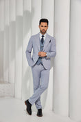 Load image into Gallery viewer, Designer Style New Summer 2 Pieces Men's Suits Jacket+Pants
