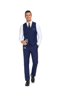 Bild in Galerie-Betrachter laden, Men's Suits 2 Pieces Vest+Pants Set V-Neck Casual Waistcoat Suit
