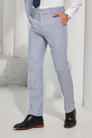 Blue Men's Pants for Party, Wedding and Business 2571