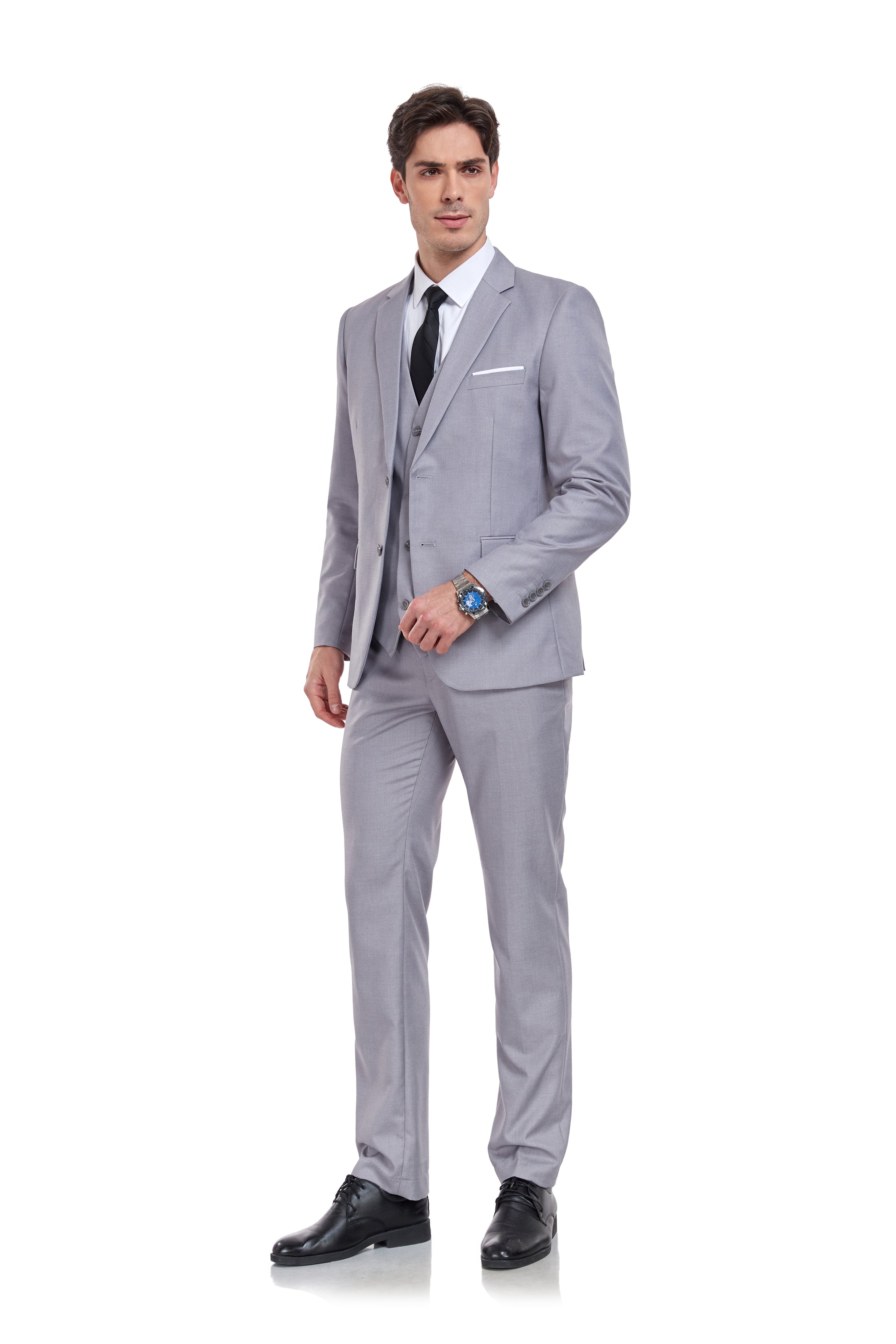 Two Button 3 Pieces Men Suits (MORE COLORS+)