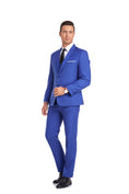 Load image into Gallery viewer, Navy Party Business Banquet 3 Piece Men Suits
