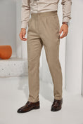 Load image into Gallery viewer, Khaki Men's Pants for Party, Wedding and Business 2565
