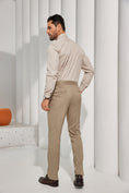 Load image into Gallery viewer, Khaki Men's Pants for Party, Wedding and Business 2565
