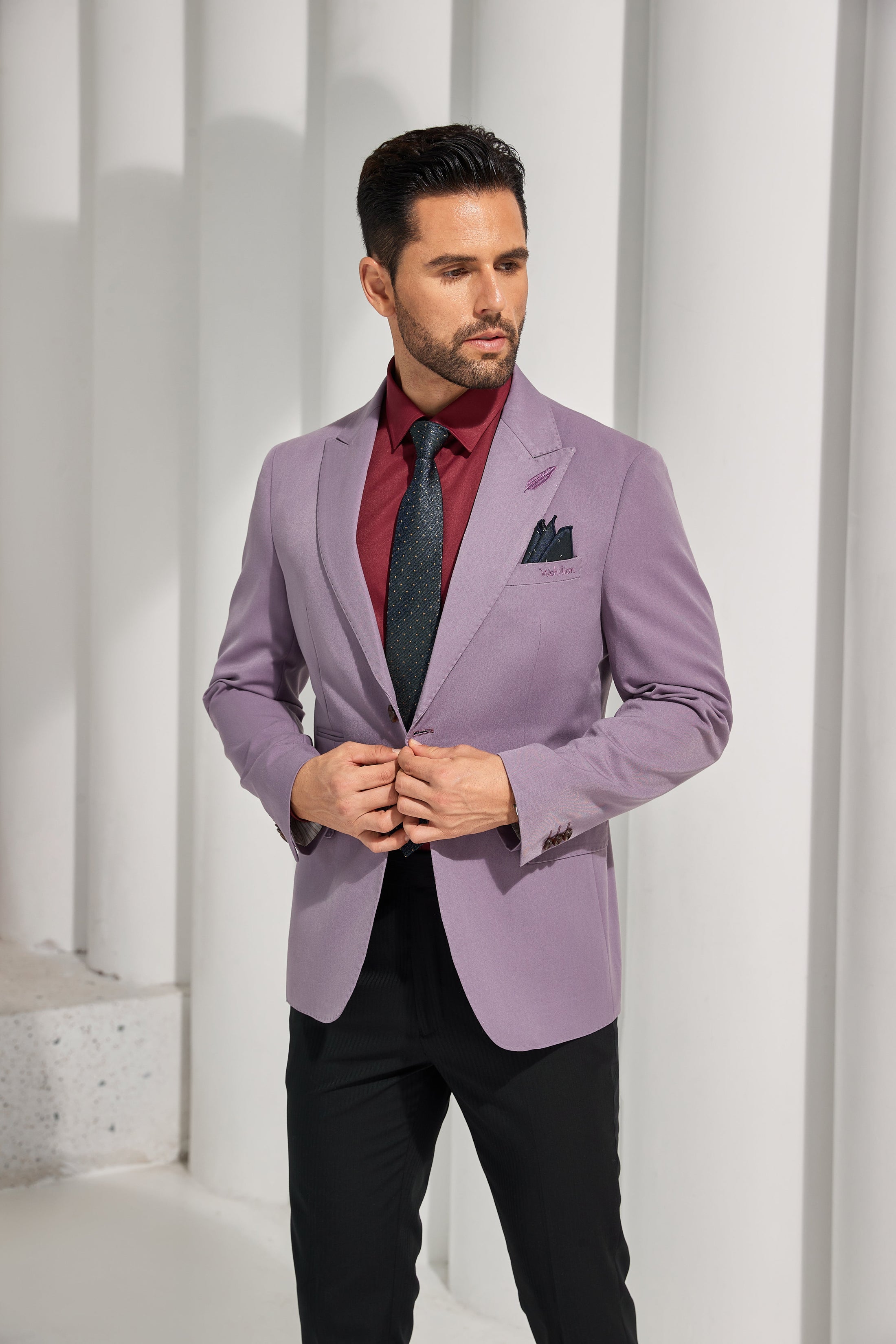 Designer Style New Men's Two Button Blazer