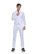 Charger l'image dans la visionneuse de la galerie, Men's Suits 2 Pieces Vest+Pants Set V-Neck Casual Waistcoat Suit
