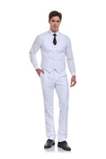 Charger l'image dans la visionneuse de la galerie, Men's Suits 2 Pieces Vest+Pants Set V-Neck Casual Waistcoat Suit
