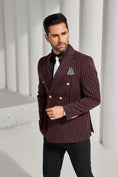 Bild in Galerie-Betrachter laden, Designer Style New Men's Double Breasted Blazer
