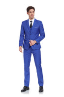 Two Button 3 Pieces Men Suits (MORE COLORS+)