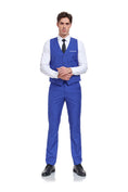 Charger l'image dans la visionneuse de la galerie, Men's Suits 2 Pieces Vest+Pants Set V-Neck Casual Waistcoat Suit
