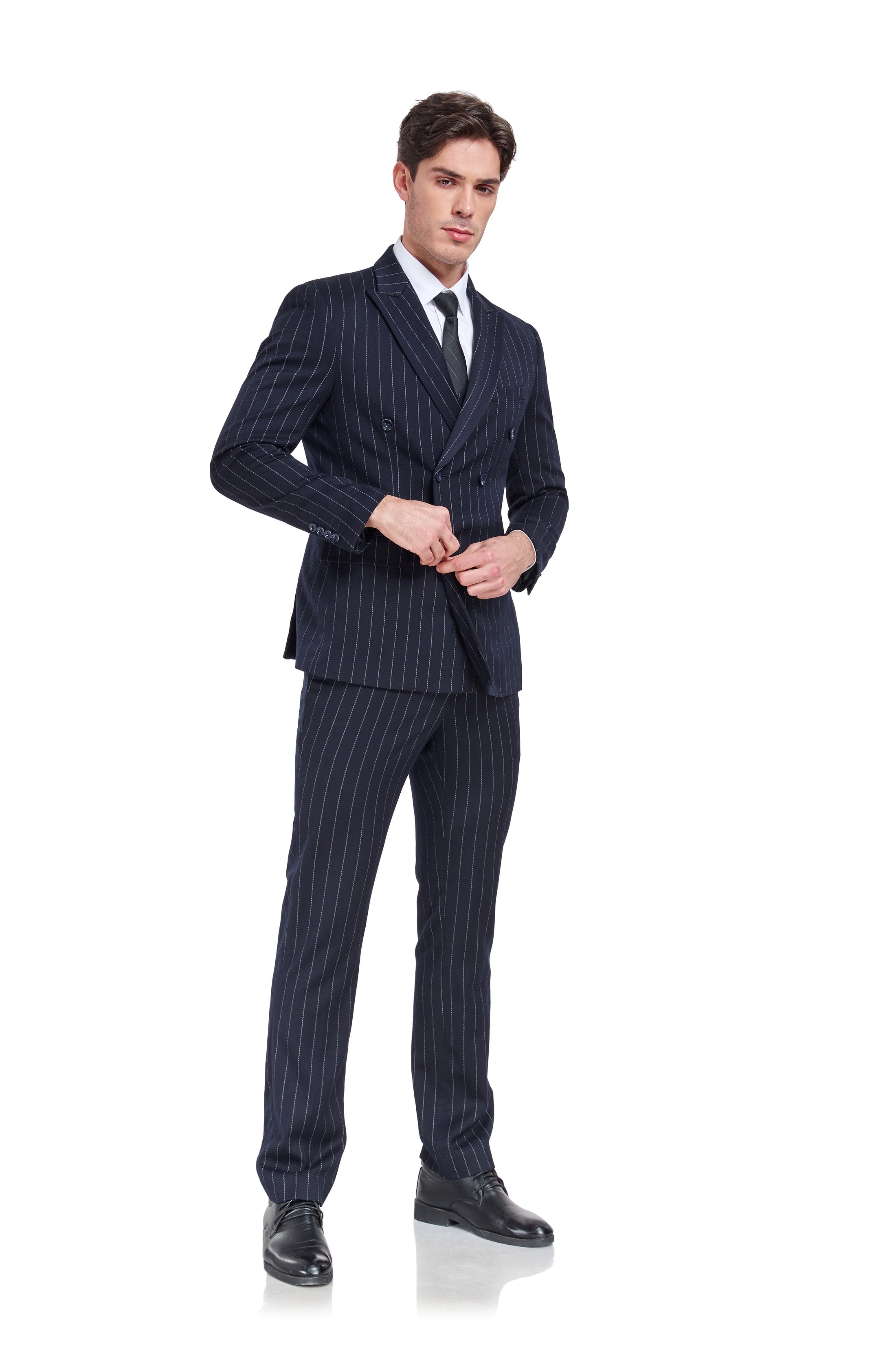 Stripe Men's 3 Piece Set for Party, Wedding and Business(MORE COLORS+)