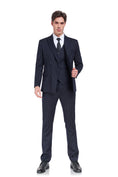 Bild in Galerie-Betrachter laden, Stripe Men's 3 Piece Set for Party, Wedding and Business(MORE COLORS+)
