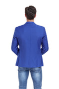 Gallery viewerに画像を読み込む, Royal Blue Men's Two Button Blazer for Party, Wedding and Business
