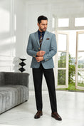 Bild in Galerie-Betrachter laden, Designer Style Unique Design Two Button Men's Blazer
