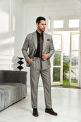 Charger l'image dans la visionneuse de la galerie, Designer Style Unique Design 2 Pieces Men's Suits Jacket+Pants
