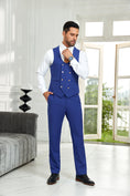 Cargar la imagen en la vista de la galería, Designer Style Unique Design 2 Pieces Men's Suits Vest+Pants
